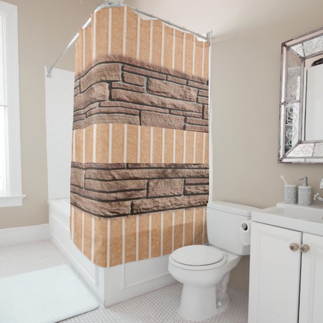 Shower Curtain Brick (In Situ)
