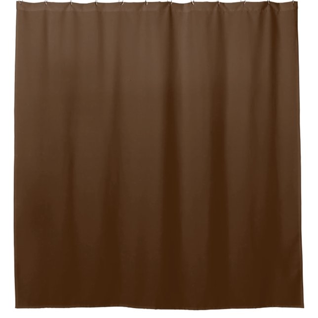 Shower Curtain, Brown Shower Curtain (Front)