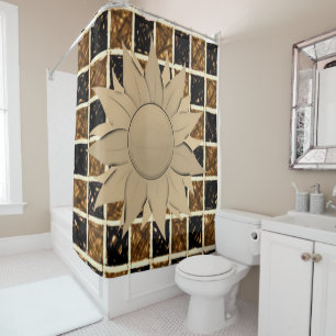 Shower curtain Checkers