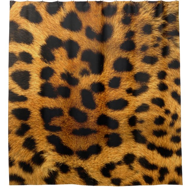 Shower Curtain/Cheetah Print Shower Curtain (Front)