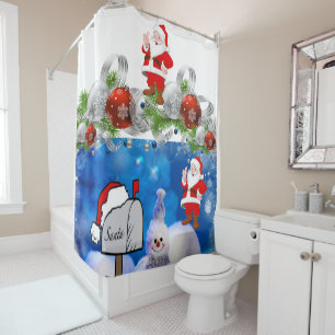 Shower Curtain Christmas