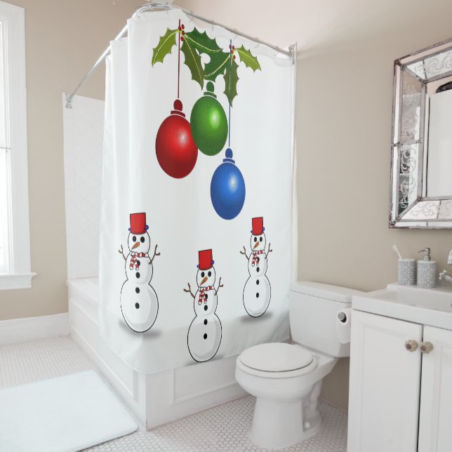 Shower curtain Christmas (In Situ)