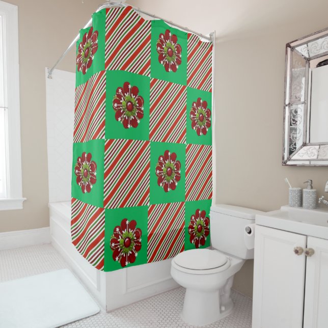 Shower Curtain Christmas (In Situ)