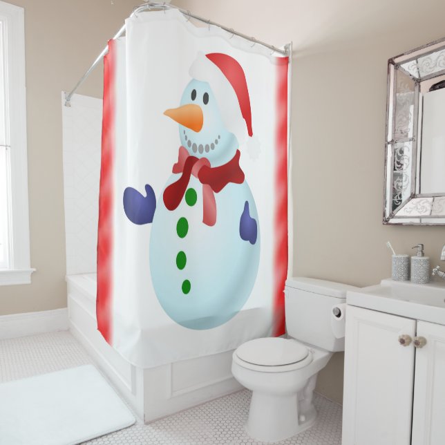 Shower curtain Christmas (In Situ)