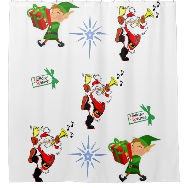 Shower Curtain Christmas (Front)