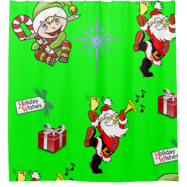 Shower Curtain Christmas (Front)