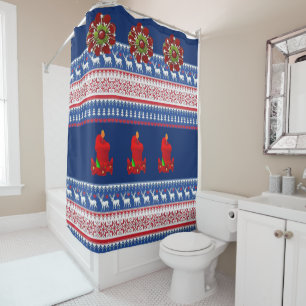 Shower Curtain Christmas