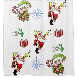 Shower Curtain Christmas