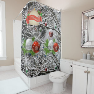 Shower Curtain Christmas