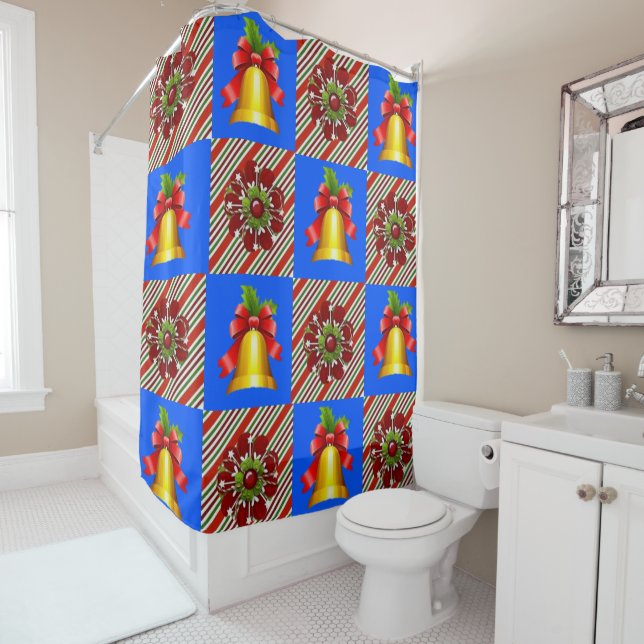 Shower Curtain Christmas (In Situ)