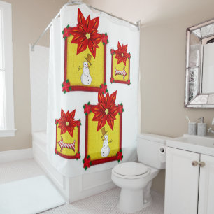 Shower Curtain Christmas