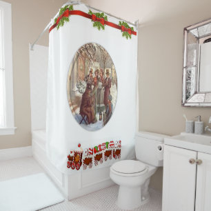 Shower Curtain Christmas