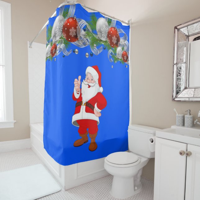 Shower Curtain Christmas (In Situ)