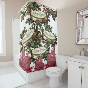 Shower Curtain Christmas