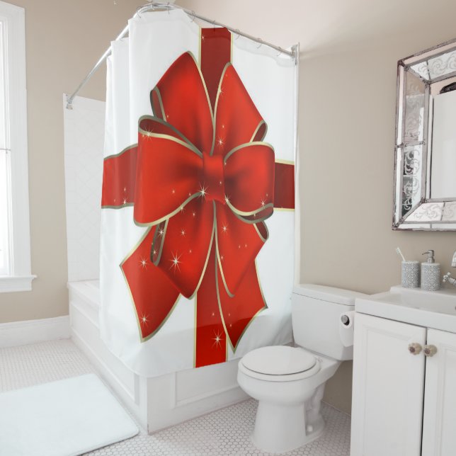 Shower curtain Christmas (In Situ)
