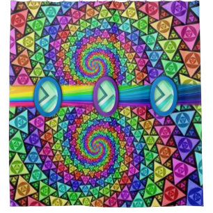 Shower Curtain Colourful