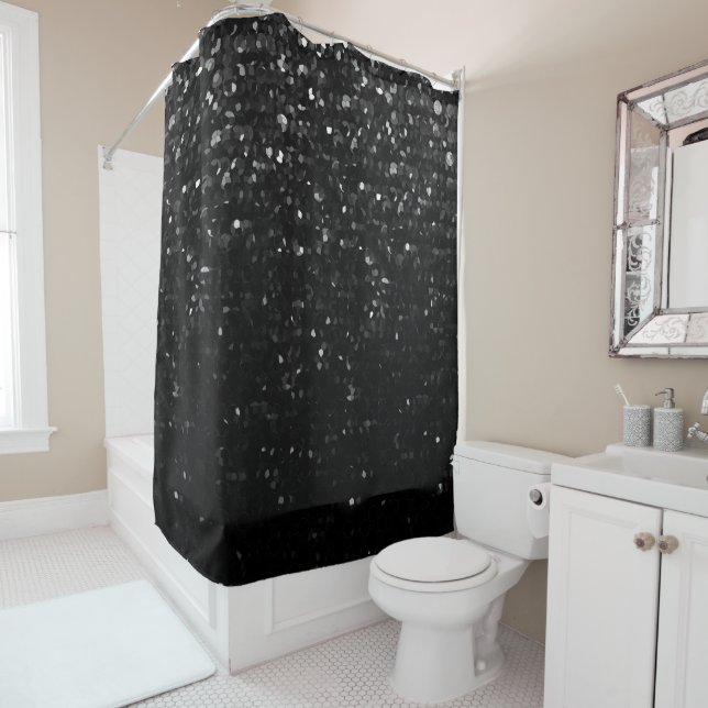 Shower Curtain Crystal Bling Strass (In Situ)