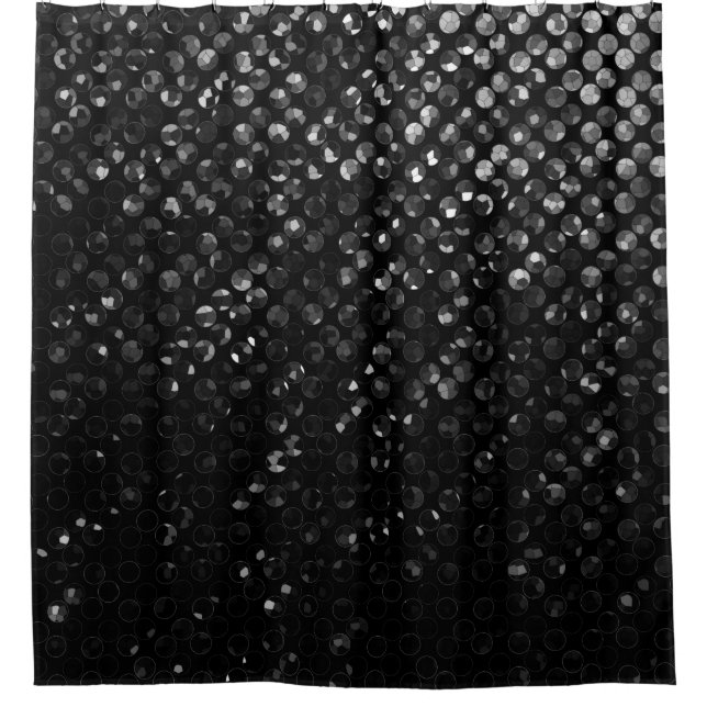 Shower Curtain Crystal Bling Strass (Front)