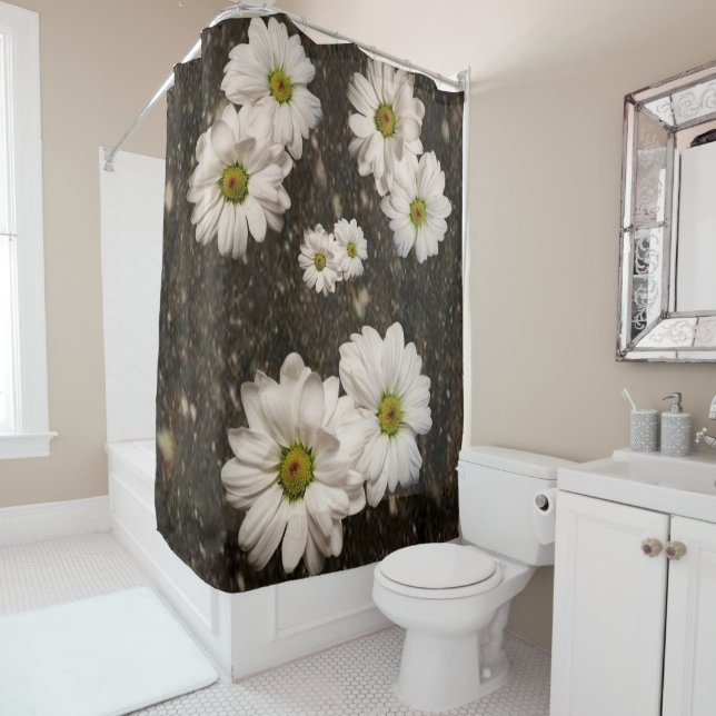 Shower Curtain Daisy (In Situ)