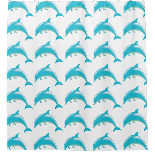 Shower Curtain/Dolphins Curtain (Front)