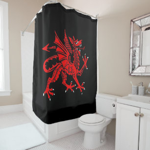 Shower curtain Dragon