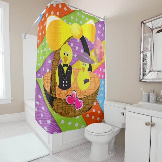 Shower Curtain Easter (In Situ)