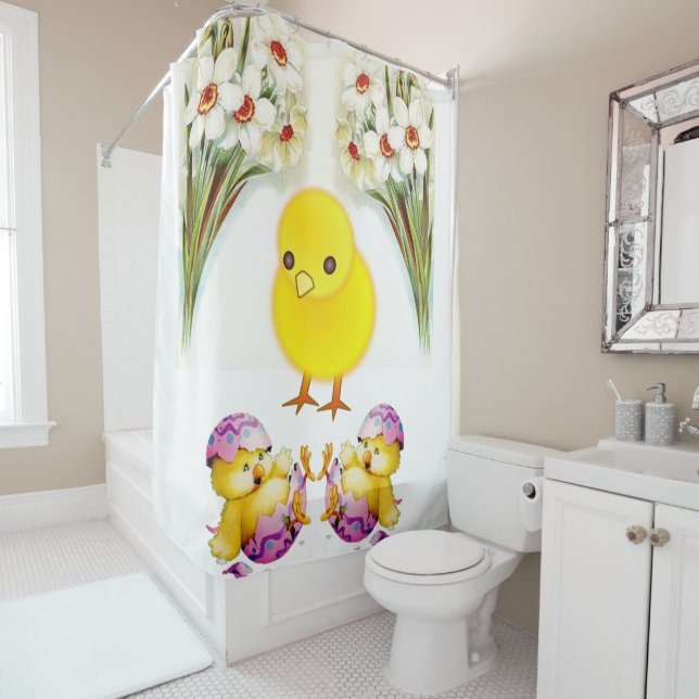 Shower Curtain Easter (In Situ)