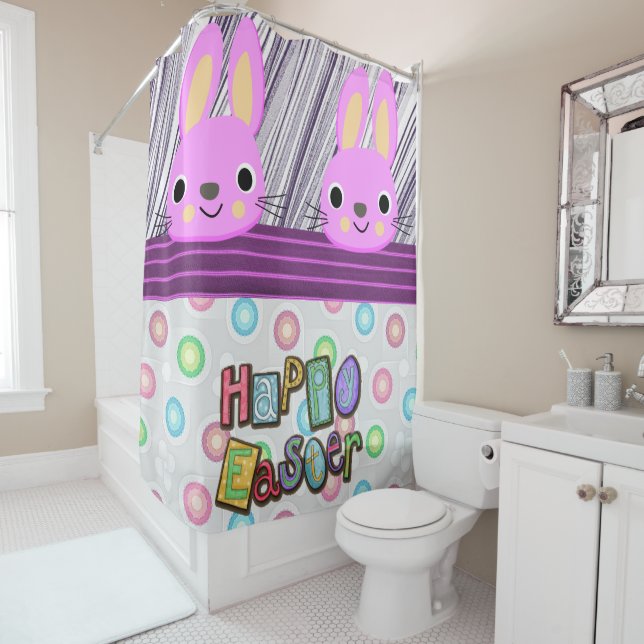 Shower Curtain Easter (In Situ)