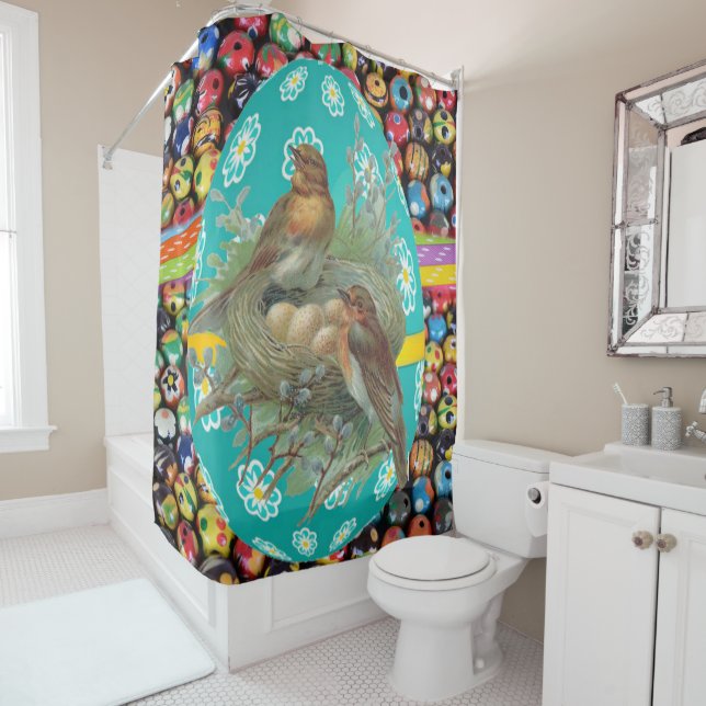 Shower Curtain Easter (In Situ)