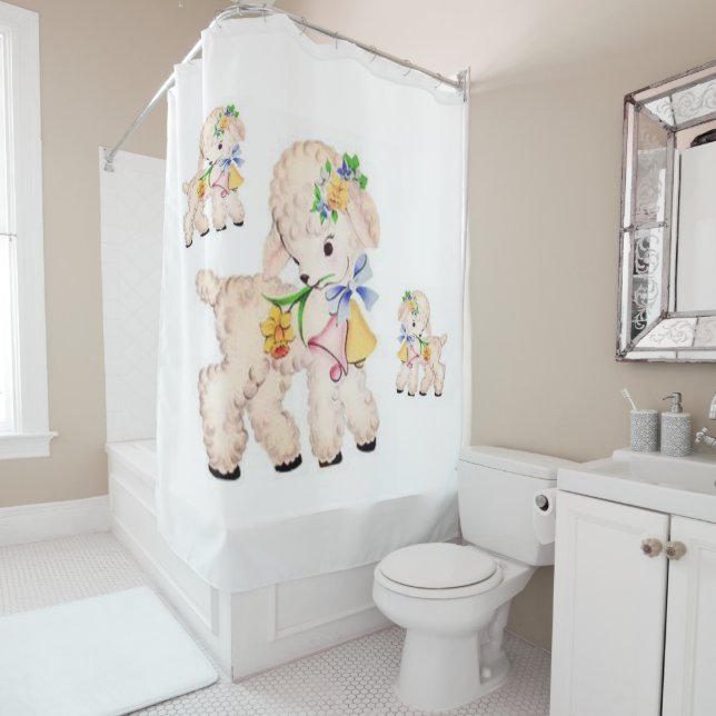 Shower Curtain Easter (In Situ)