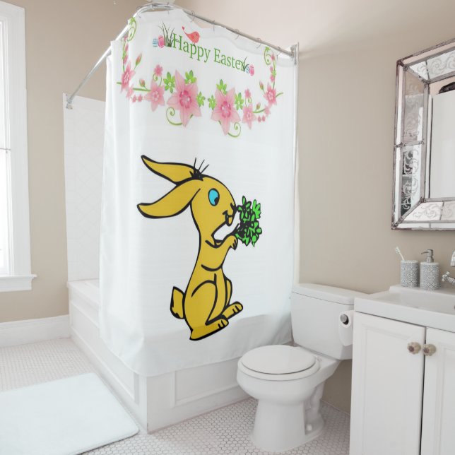 Shower Curtain Easter (In Situ)