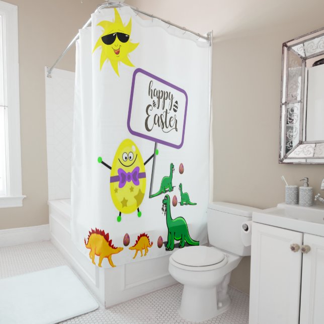 Shower Curtain Easter (In Situ)