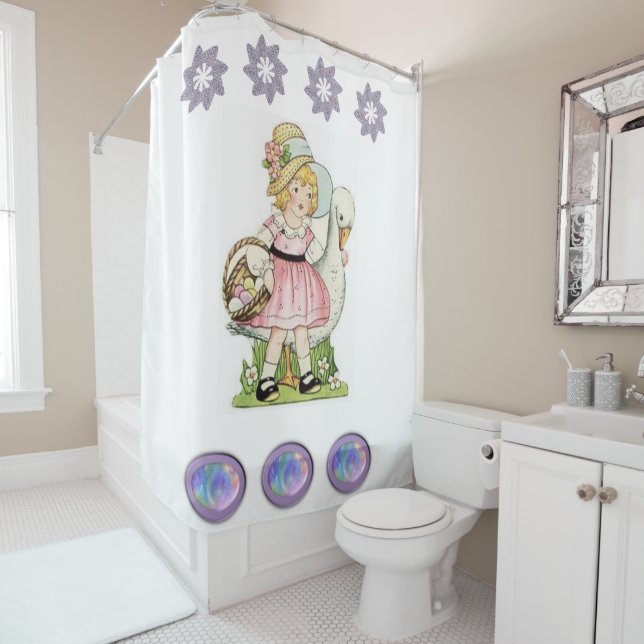 Shower Curtain Easter (In Situ)