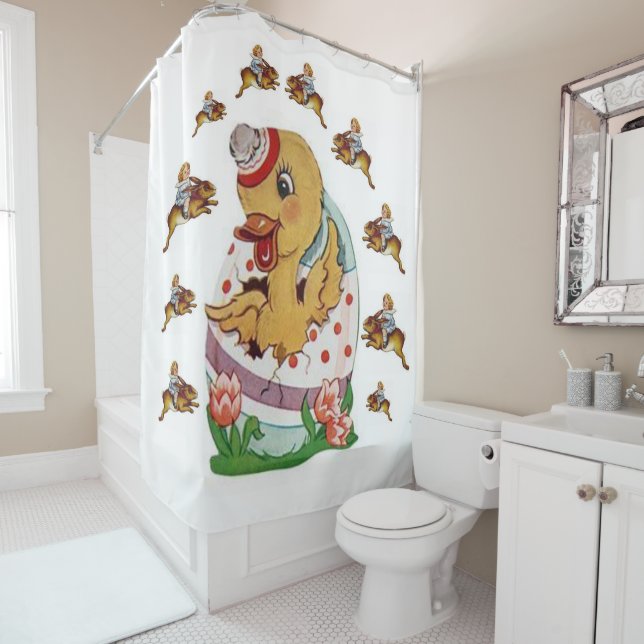 Shower Curtain Easter (In Situ)