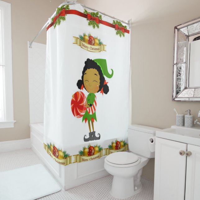 Shower Curtain Elf (In Situ)