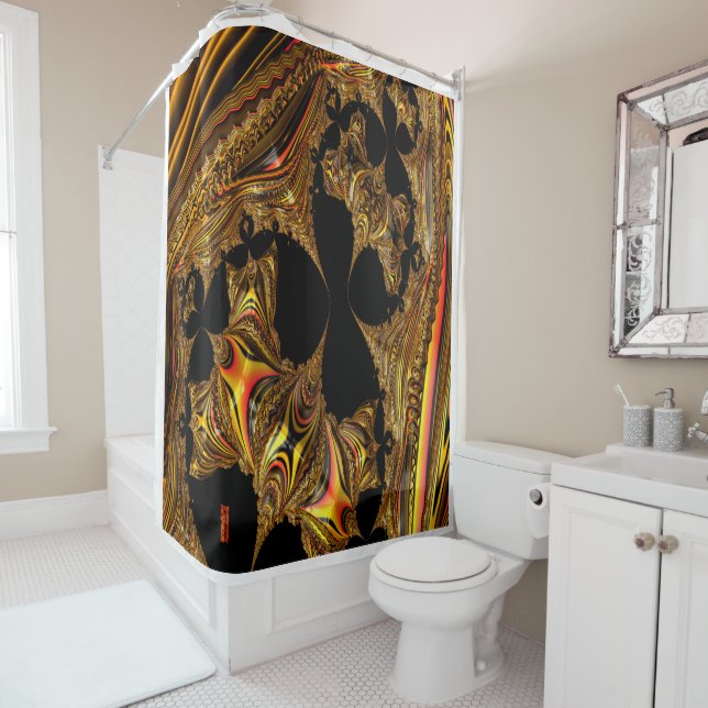 shower curtain -  F1411 "Thai" 2 (In Situ)