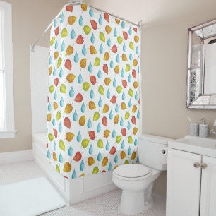 Shower Curtain-Falling Leaves Shower Curtain