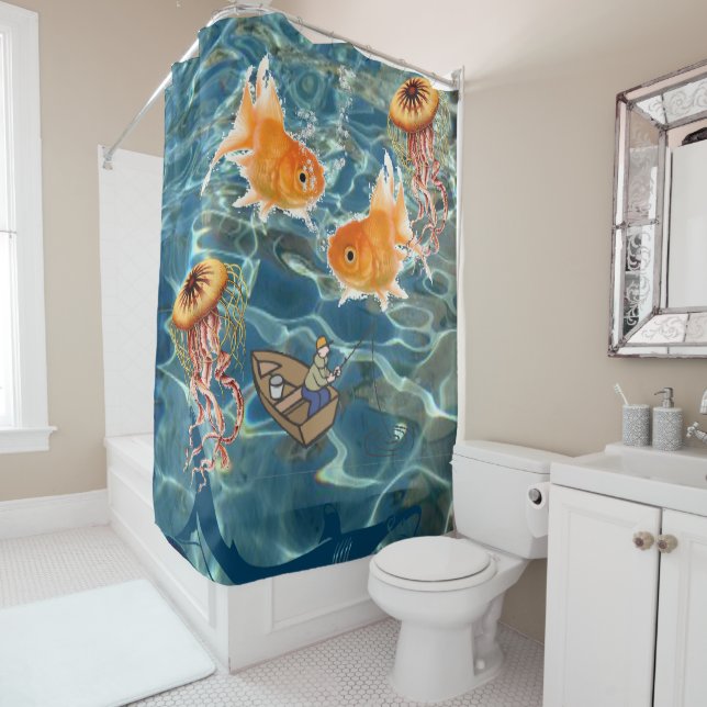 Shower Curtain Fishing (In Situ)