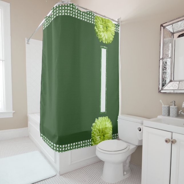 Shower Curtain Floral (In Situ)