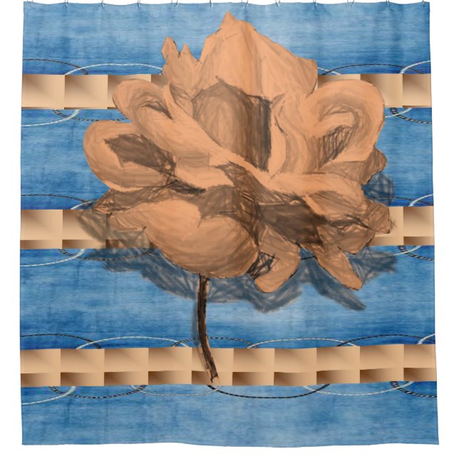 Shower Curtain Floral (Front)