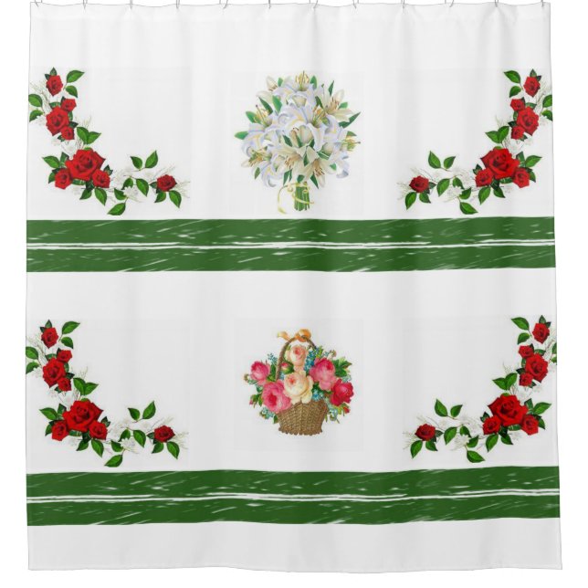 Shower Curtain Floral (Front)
