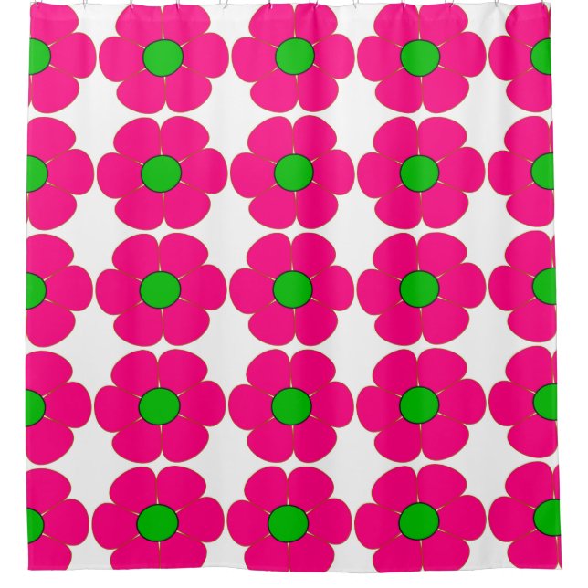 Shower Curtain/Flowers Curtain (Front)