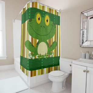 Shower Curtain Frog