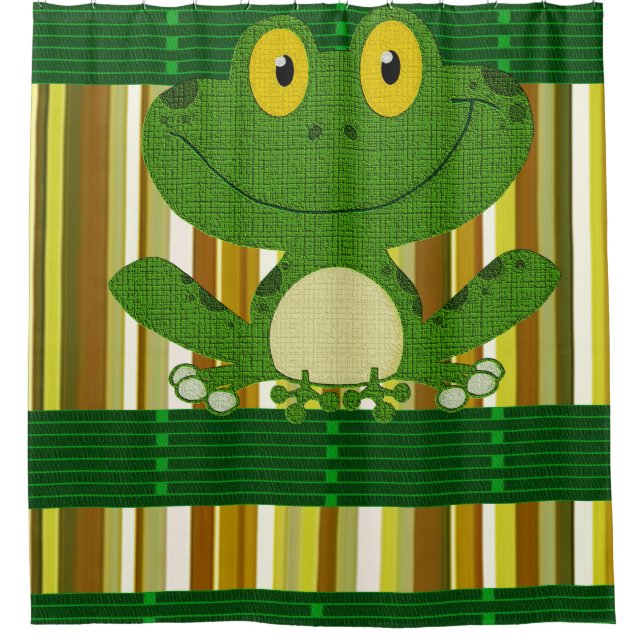 Shower Curtain Frog (Front)