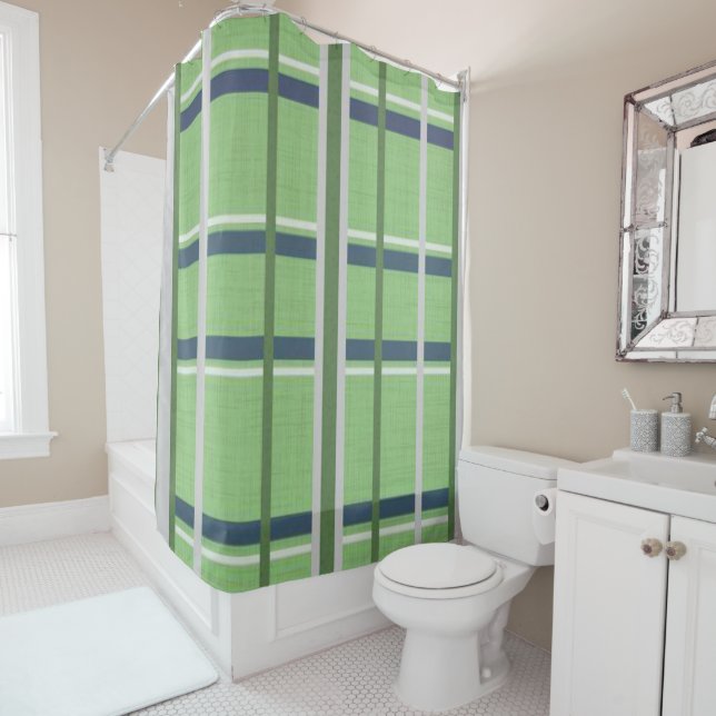 Shower Curtain Green (In Situ)