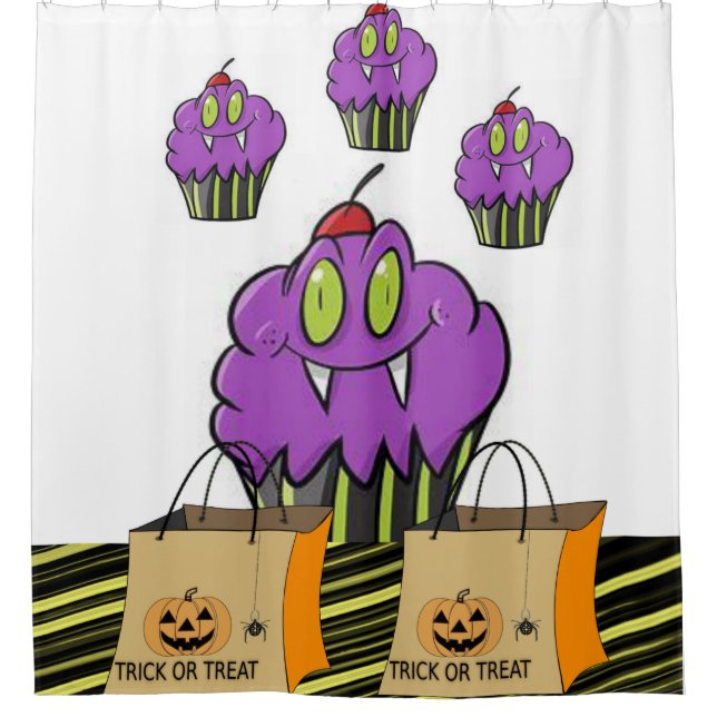 Shower Curtain Halloween (Front)