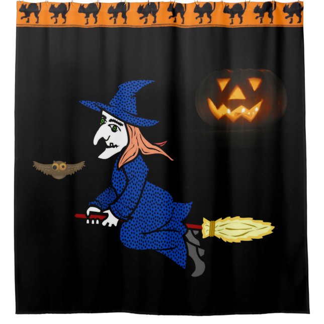 Shower Curtain Halloween (Front)