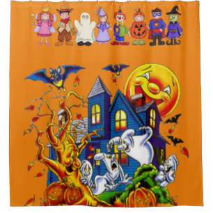 Shower Curtain Halloween