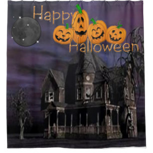 Shower Curtain Halloween