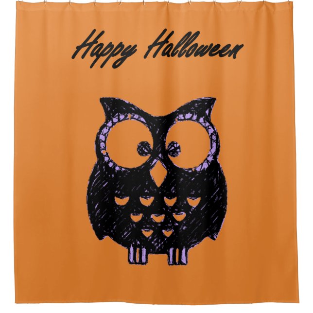 Shower Curtain Halloween (Front)